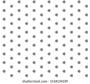 Seamless vector pattern in geometric ornamental style