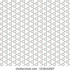 Seamless vector pattern in geometric ornamental style