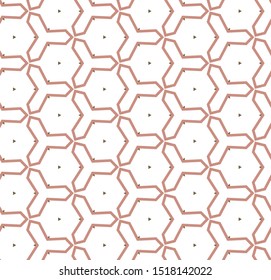 Seamless vector pattern in geometric ornamental style