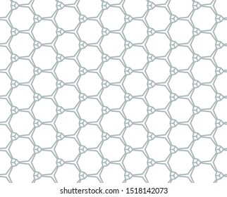 Seamless vector pattern in geometric ornamental style