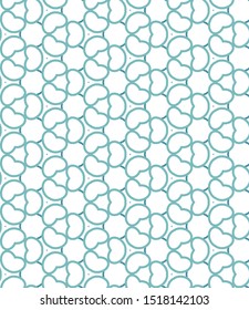 Seamless vector pattern in geometric ornamental style