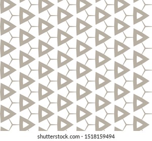 Seamless vector pattern in geometric ornamental style