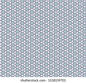 Seamless vector pattern in geometric ornamental style