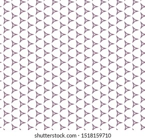 Seamless vector pattern in geometric ornamental style