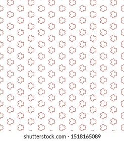 Seamless vector pattern in geometric ornamental style