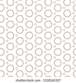 Seamless vector pattern in geometric ornamental style