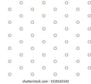 Seamless vector pattern in geometric ornamental style