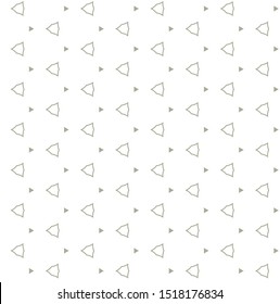Seamless vector pattern in geometric ornamental style