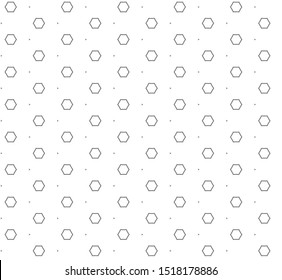 Seamless vector pattern in geometric ornamental style