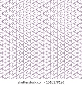 Seamless vector pattern in geometric ornamental style