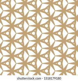 Seamless vector pattern in geometric ornamental style