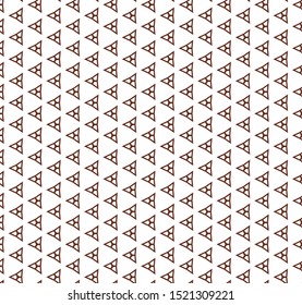 Seamless vector pattern in geometric ornamental style