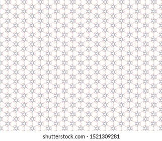 Seamless vector pattern in geometric ornamental style