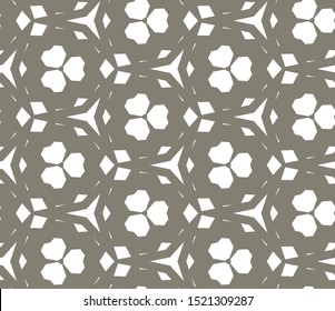 Seamless vector pattern in geometric ornamental style
