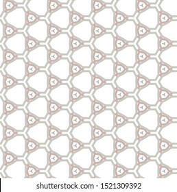 Seamless vector pattern in geometric ornamental style