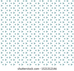 Seamless vector pattern in geometric ornamental style