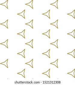 Seamless vector pattern in geometric ornamental style