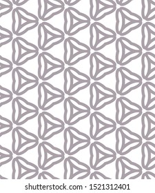 Seamless vector pattern in geometric ornamental style