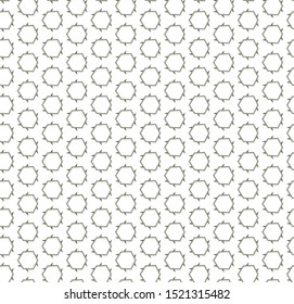Seamless vector pattern in geometric ornamental style