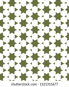 Seamless vector pattern in geometric ornamental style