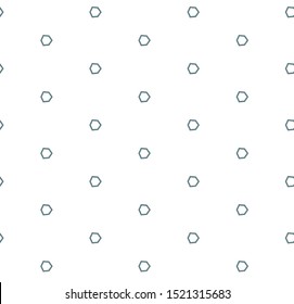 Seamless vector pattern in geometric ornamental style