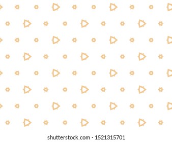 Seamless vector pattern in geometric ornamental style