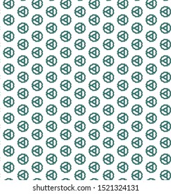 Seamless vector pattern in geometric ornamental style