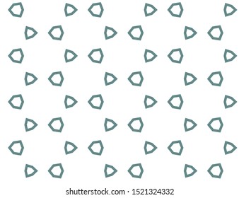 Seamless vector pattern in geometric ornamental style