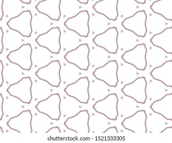Seamless vector pattern in geometric ornamental style