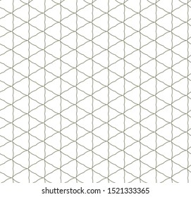 Seamless vector pattern in geometric ornamental style