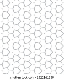 Seamless vector pattern in geometric ornamental style