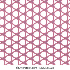 Seamless vector pattern in geometric ornamental style