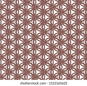 Seamless vector pattern in geometric ornamental style