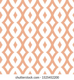 Seamless vector pattern in geometric ornamental style