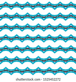 Seamless vector pattern in geometric ornamental style