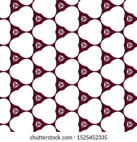 Seamless vector pattern in geometric ornamental style
