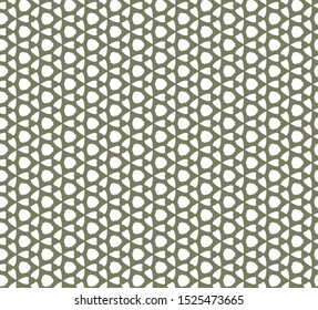Seamless vector pattern in geometric ornamental style