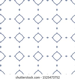 Seamless vector pattern in geometric ornamental style