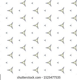 Seamless vector pattern in geometric ornamental style