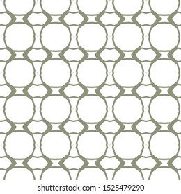 Seamless vector pattern in geometric ornamental style
