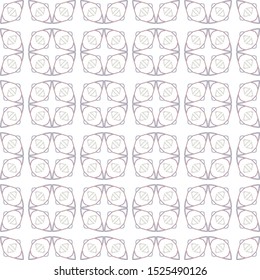 Seamless vector pattern in geometric ornamental style