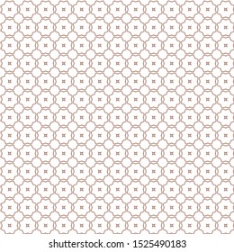 Seamless vector pattern in geometric ornamental style