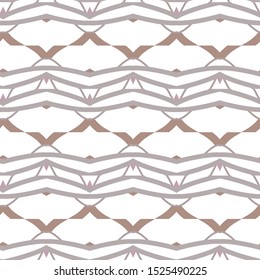 Seamless vector pattern in geometric ornamental style