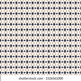 Seamless vector pattern in geometric ornamental style