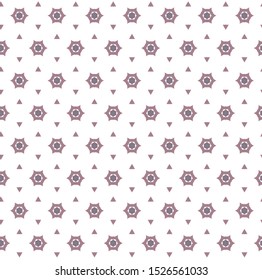 Seamless vector pattern in geometric ornamental style