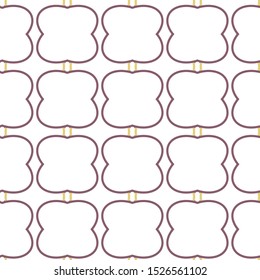 Seamless vector pattern in geometric ornamental style