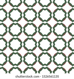 Seamless vector pattern in geometric ornamental style