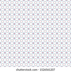 Seamless vector pattern in geometric ornamental style
