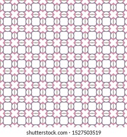 Seamless vector pattern in geometric ornamental style