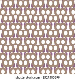 Seamless vector pattern in geometric ornamental style